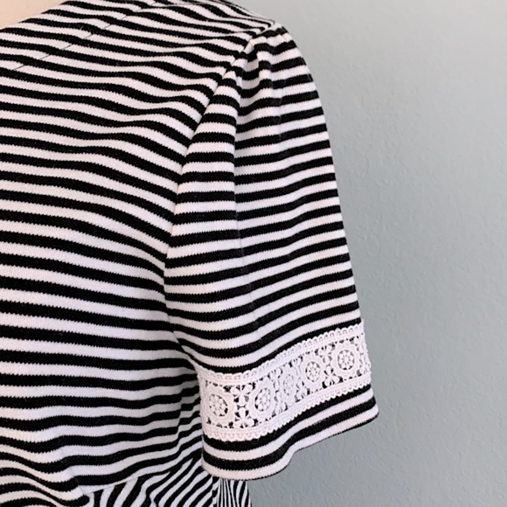 Talbots Stripe T-Shirt Dress NWOT - Picture 3 of 10